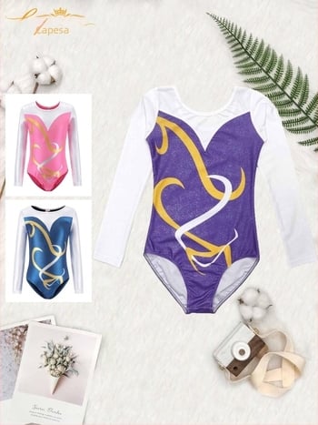 Costum de aerobic competitiv dintr-o singură piesă pentru copii, costum de performanță pentru competiții, costum de majorete, costum de gimnastică profesională, competiție profesională