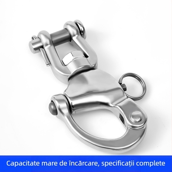 Cheiță cu arc rotativă din oțel inoxidabil 304/316 accesorii hardware marine cataramă curea eliberare rapidă cheiță blocare legătură