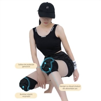 Iarna copii adulți schi șolduri pantaloni patinaj cu role echitatie anti-cădere fund saltea sporturi în aer liber anti-coliziune genunchi pad acoperi cot pad