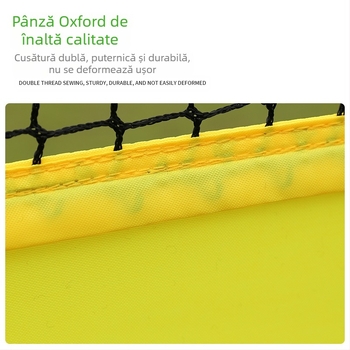Ușă de rebound pentru tenis pentru adulți și copii, plasă de rebound pentru antrenament, plasă de rebound pentru tenis cu o singură porție și geantă de mână