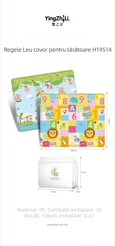 Baby Power Covoraș de cățărat pentru bebeluși, pliabil, pentru copii, saltea de cățărat, saltea de joc pentru living, îngroșat, pentru copii, cățărat