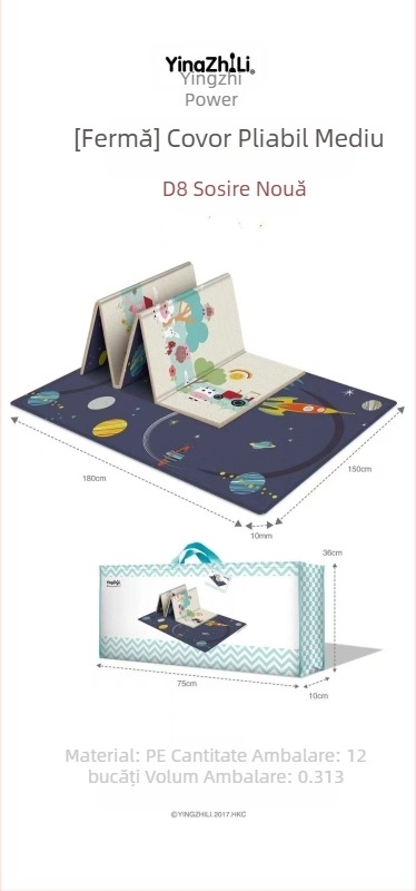 Baby Power Covoraș de cățărat pentru bebeluși, pliabil, pentru copii, saltea de cățărat, saltea de joc pentru living, îngroșat, pentru copii, cățărat