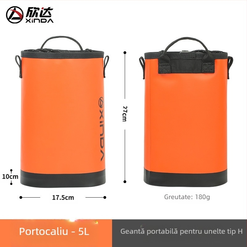 Xinda geantă de scule în aer liber, alpinism, alpinism, linie deschisă, explorare, geantă de depozitare pentru tuneluri, unghii de rocă, burghiu electric, echipament portabil, geantă de scule