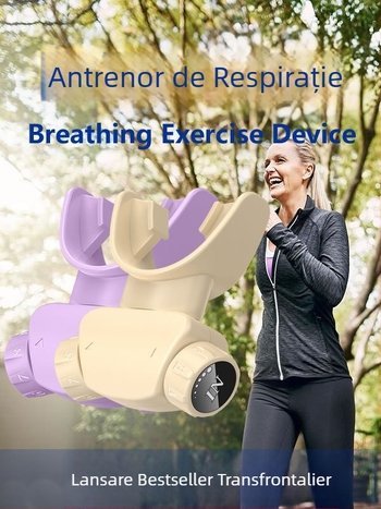 Antrenor pentru mușchii respiratori Antrenor pentru respirație Antrenor pentru respirație profundă Capacitate vitală crescută Livrare transfrontalieră
