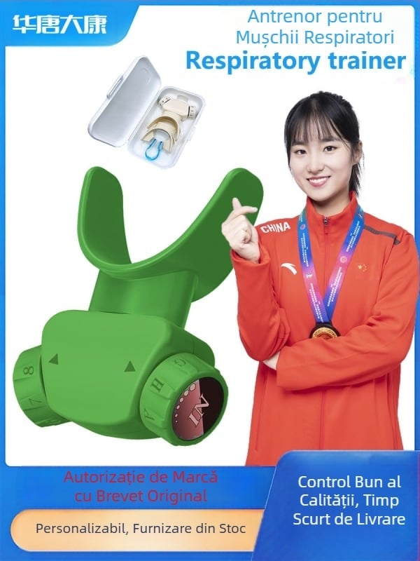 Antrenor pentru mușchii respiratori Antrenor pentru respirație Antrenor pentru respirație profundă Capacitate vitală crescută Livrare transfrontalieră