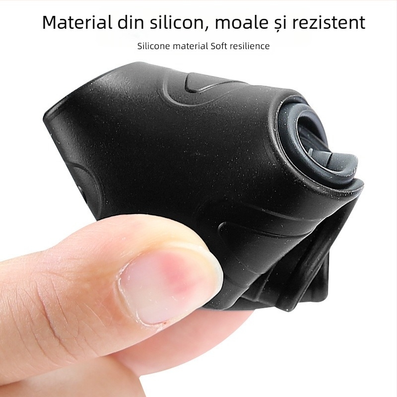 Inel fix pentru înot, scufundări, antrenament, flipper, anti-picatură, curea triunghiulară fixă, inel elastic moale din silicon