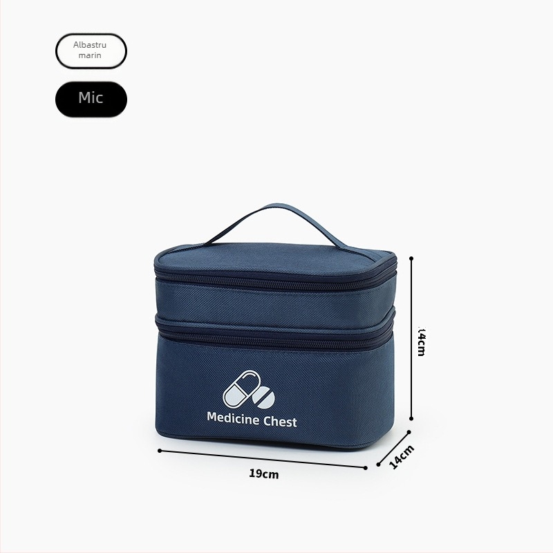 Kit portabil dublu nivel de prim ajutor pentru prevenția epidemiilor, pentru uz casnic și depozitare în exterior în situații de urgență
