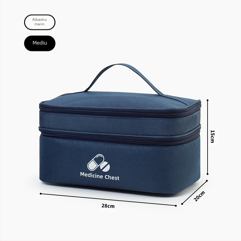 Kit portabil dublu nivel de prim ajutor pentru prevenția epidemiilor, pentru uz casnic și depozitare în exterior în situații de urgență