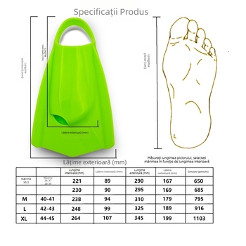Labe de înot transfrontaliere, labe de înot din silicon, labe de înot pentru antrenament, labe de înot freestyle