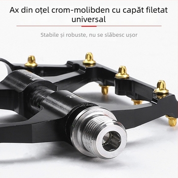 WEST BIKING 3 Peilin pedală cu manșon din fibră de carbon pentru bicicletă de munte, 3 Peilin, suprafață lustruită