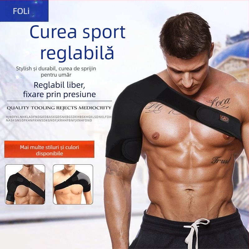 En-gros, pernă de umăr sport, curea de umăr, pernă de compresie pentru umeri pentru bărbați și femei, pernă de umăr reglabilă pentru umeri, pernă de umăr dislocată
