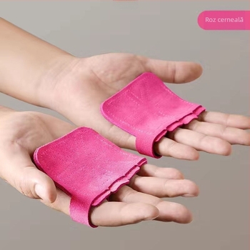 Mănuși de fitness cu bandă elastică specială, din piele de vacă, anti-cocon, pentru bărbați și femei, cu protecție pătrată pentru palme