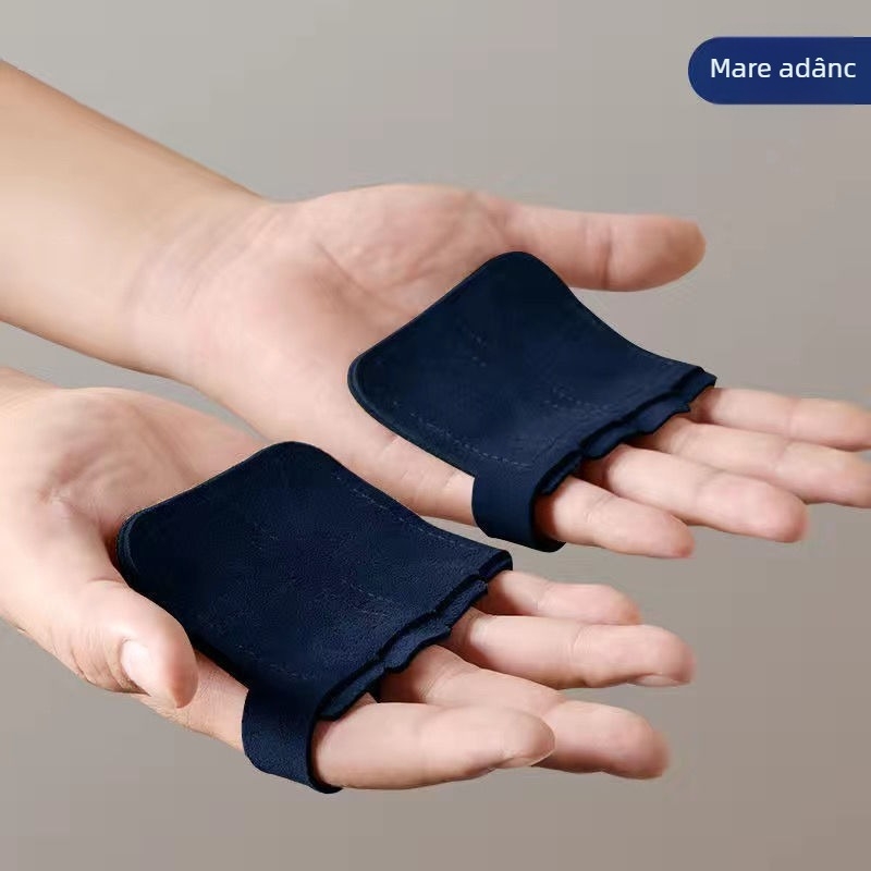 Mănuși de fitness cu bandă elastică specială, din piele de vacă, anti-cocon, pentru bărbați și femei, cu protecție pătrată pentru palme