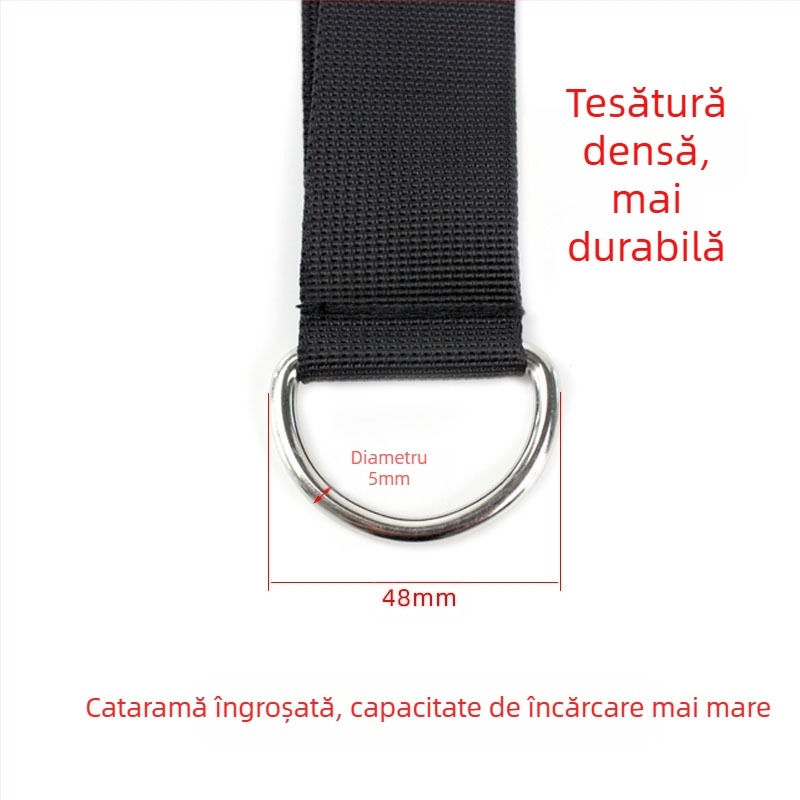 Coarda de tragere pentru față, coarda de extensie pentru fitness, accesorii pentru modificarea portalului, dispozitiv de antrenament cu presiune cu trei capete pentru biceps Big Bird Rope