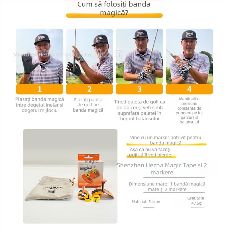 Autocolante magice de golf Merlot, controlează aderența clubului, elimină aderența, reduc frecarea, corector de aderență