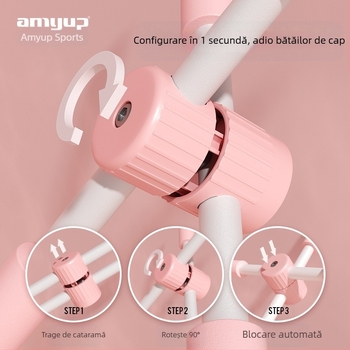 Băț de yoga încrucișat, băț de înfrumusețare cu umeri deschiși, băț auxiliar de fitness și corp, echipament sportiv