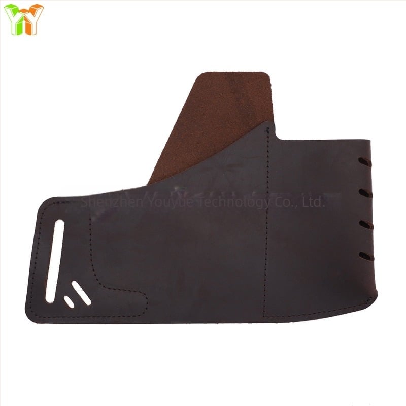 Toc de pistol montat la talie, toc de pistol din piele de vacă, toc tactic pentru exterior, 1911, toc de pistol, toc pentru revistă, toc cu tragere rapidă la talie