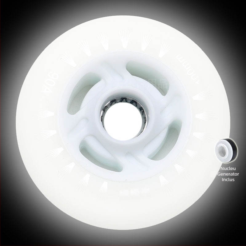 Patine cu roți luminoase pentru copii, cu roți luminoase, rând drept, patinaj cu role pentru adulți, PU90, patinaj viteză, 100 mm, 110 mm