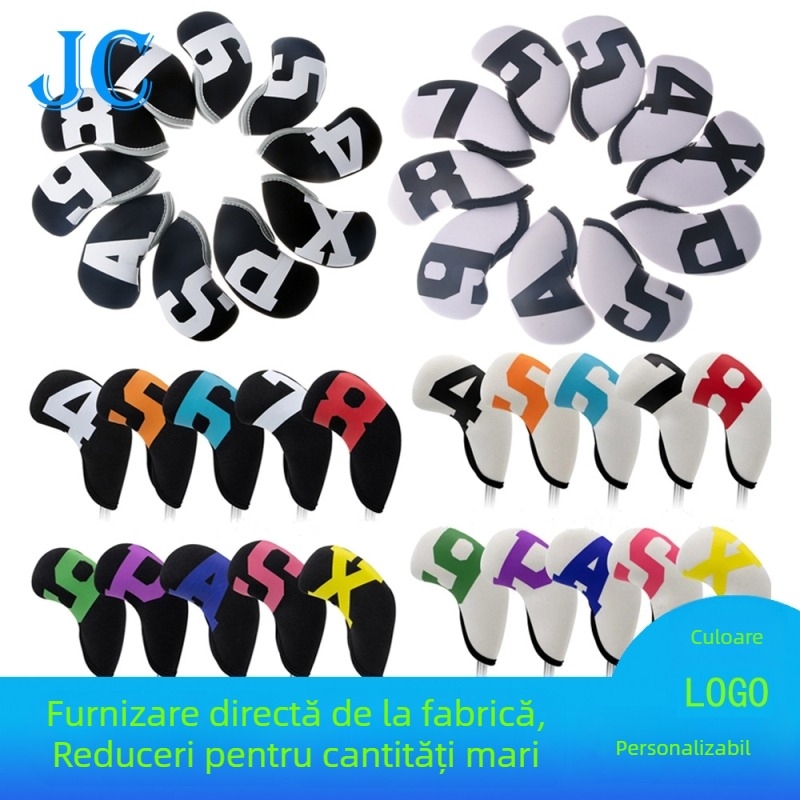 Husă de protecție pentru fier de golf, Husă pentru crosă de golf, Husă pentru cap de crosă de golf, Accesorii pentru golf