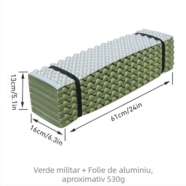 Drumeții în aer liber Camping Stil Îngroșat Rezistent la Umiditate Saltea Xpe Double Egg Trough Picnic Mat Egg Nest Foldable Camping Style Mat 190*57