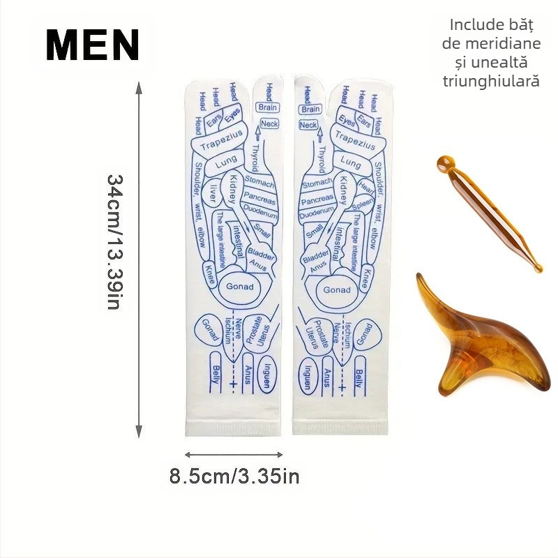 Șosete transfrontaliere Warp, șosete englezești de peșteră, șosete Meridian, șosete de masaj cu moștenire chinezească în stoc