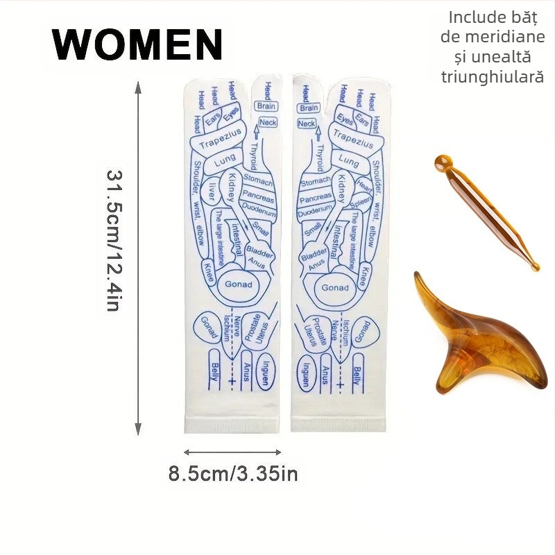 Șosete transfrontaliere Warp, șosete englezești de peșteră, șosete Meridian, șosete de masaj cu moștenire chinezească în stoc