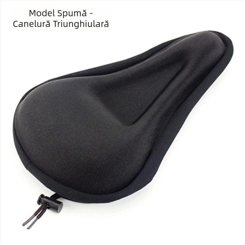 Bicicletă în aer liber echitatie echipament scaun acoperire Mountain Bike straight Groove pernă acoperire 3D îngroșat burete pernă geantă șa pernă