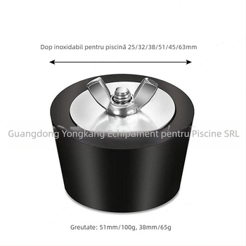 Dop antigel pentru țevi de piscină de iarnă transfrontaliere, dop din oțel inoxidabil 25/32/38/51/63 mm, accesorii pentru piscină