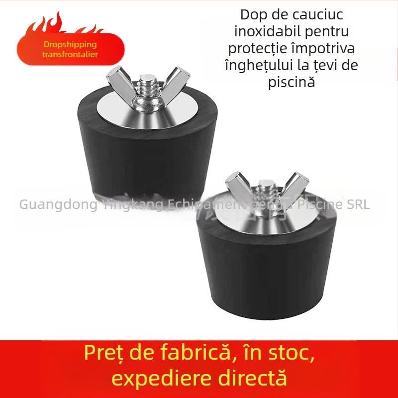 Dop antigel pentru țevi de piscină de iarnă transfrontaliere, dop din oțel inoxidabil 25/32/38/51/63 mm, accesorii pentru piscină