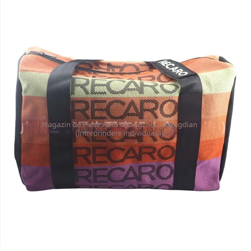 Geantă de mână din pânză stil JDM, geantă de școală pentru curse, geantă de călătorie în aer liber, RECARO, geantă mare de mână