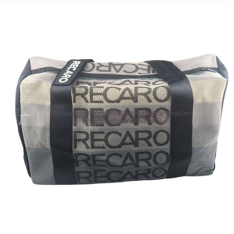 Geantă de mână din pânză stil JDM, geantă de școală pentru curse, geantă de călătorie în aer liber, RECARO, geantă mare de mână