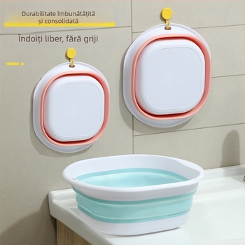 Lavoar pliabil, lavoar portabil de călătorie pentru căminul studențesc, lavoar pentru bebeluși, lavoar din plastic de dimensiuni mari și medii