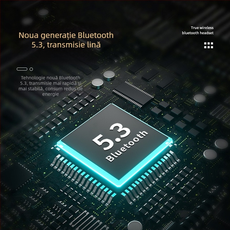 Căști Bluetooth m10, căști intraauriculare de mare putere, cu reducere a zgomotului tactil și afișaj digital de lungă durată, F9-5c