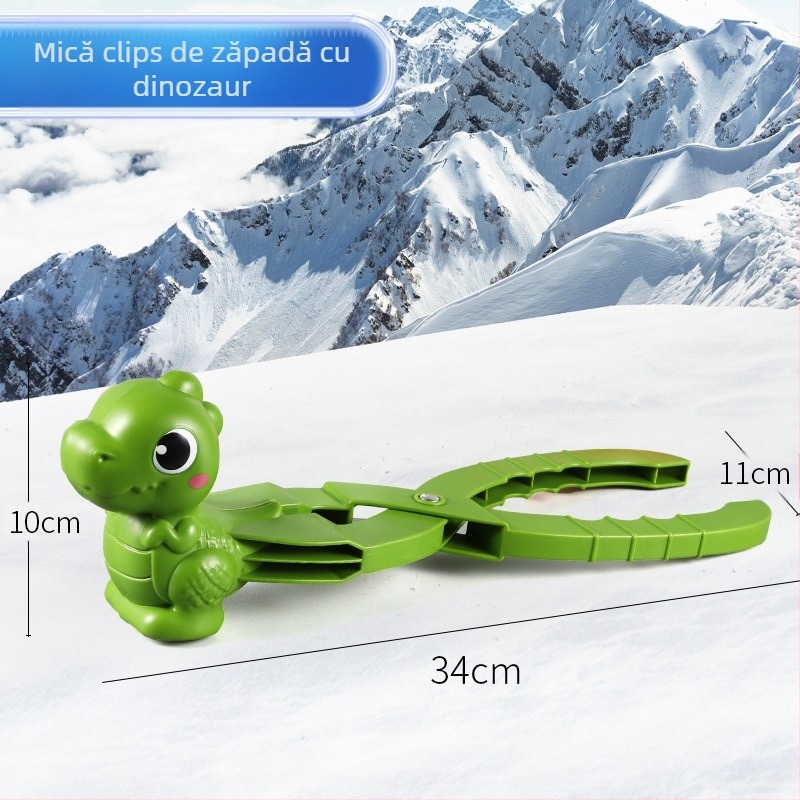 Clemă de bulgăre de zăpadă mare pentru om de zăpadă, clemă de zăpadă, joacă cu zăpadă, nisip, instrument, luptă cu bulgări de zăpadă, artefact, model de jucării en-gros