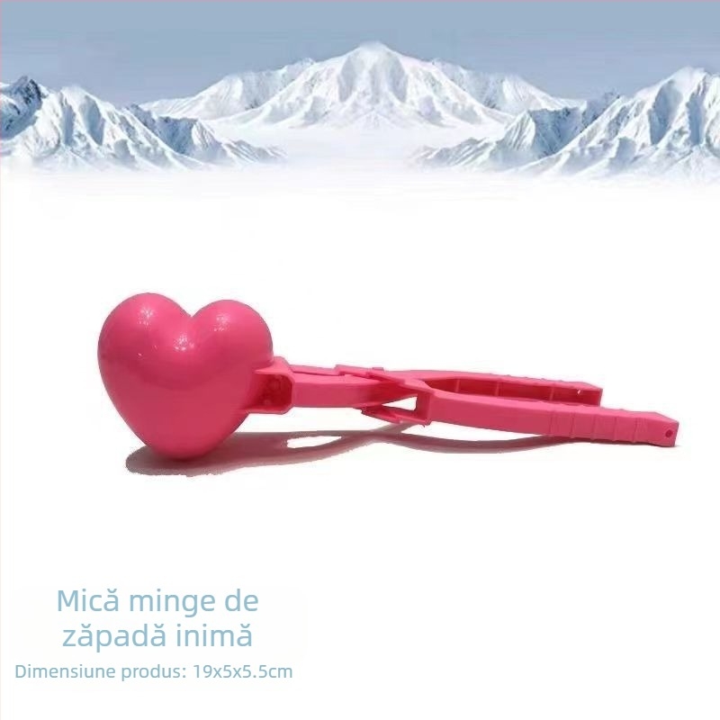 Clemă de bulgăre de zăpadă mare pentru om de zăpadă, clemă de zăpadă, joacă cu zăpadă, nisip, instrument, luptă cu bulgări de zăpadă, artefact, model de jucării en-gros