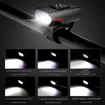 Lumini pentru biciclete, faruri din aliaj de aluminiu, lumină puternică, lanternă pentru echitație, echipament pentru echitație nocturnă, accesorii pentru biciclete de munte, costum, stopuri