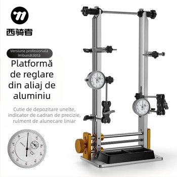 West Rider Instrument de ajustare a inelelor de bicicletă, instrument pentru montan, autostradă, corector pentru roți, cadru, set de roți, corector și depanare, suport pentru inele