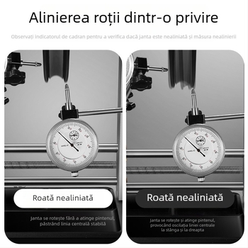 West Rider Instrument de ajustare a inelelor de bicicletă, instrument pentru montan, autostradă, corector pentru roți, cadru, set de roți, corector și depanare, suport pentru inele