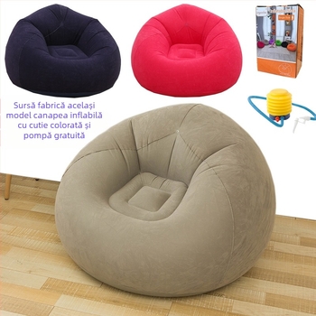 Canapea gonflabilă leneșă, tub de livrare a aerului, vânzare transfrontalieră, canapea gonflabilă pentru adulți, canapea sferică pliabilă, sac de fasole gonflabil