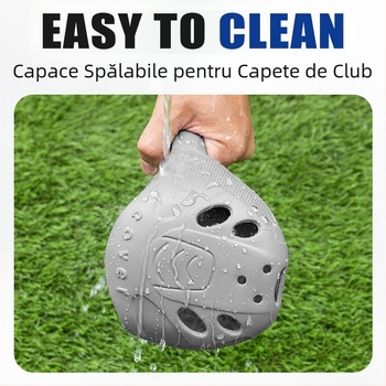 Husă pentru cap de club de golf PGM, furnizată direct din fabrică, simplă și convenabilă, lavabilă