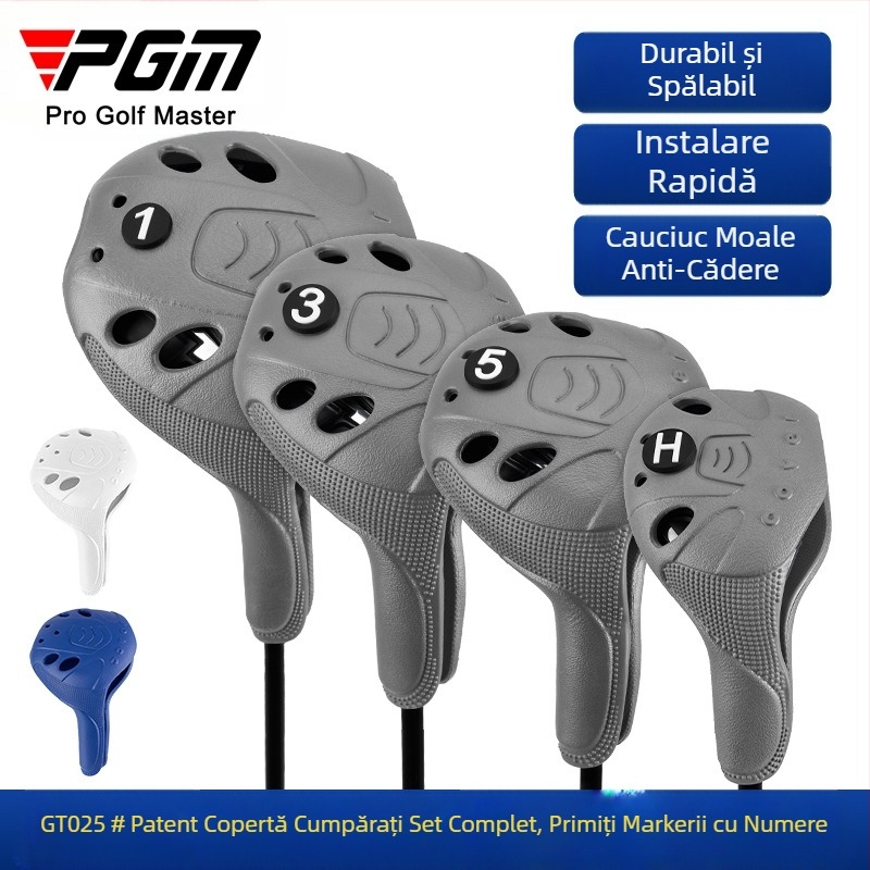 Husă pentru cap de club de golf PGM, furnizată direct din fabrică, simplă și convenabilă, lavabilă