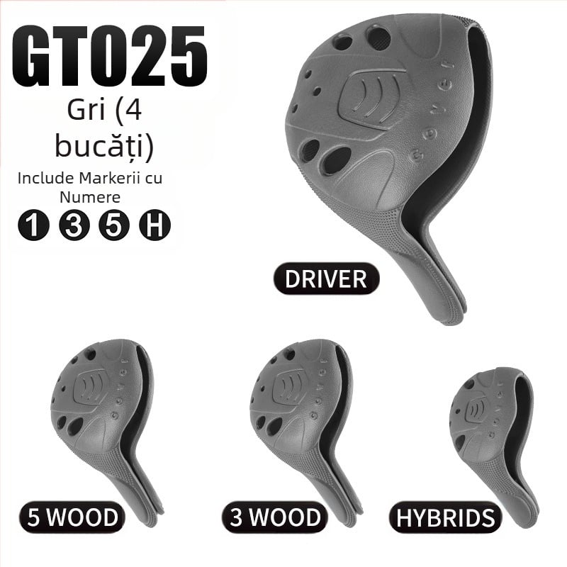 Husă pentru cap de club de golf PGM, furnizată direct din fabrică, simplă și convenabilă, lavabilă