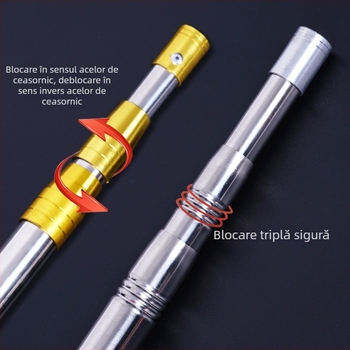 Plasă de imersie din oțel inoxidabil cu cap galben, plasă de imersie îngroșată, plasă de imersie cu poziționare telescopică, tijă, plasă de imersie cu capac galben, tijă, plasă de imersie cu cap alb, tijă