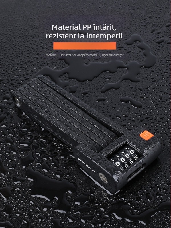 Bicicletă antifurt pliabil Lock Mountain Bike impermeabil antirugină aliaj oțel cu patru cifre cod Lock Road Bike echitatie echipament