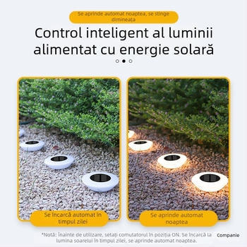 Lampă solară subterană transfrontalieră, lampă de gazon pentru curte exterioară, lampă de grădină exterioară, lampă de peisaj, lampă cu trepte