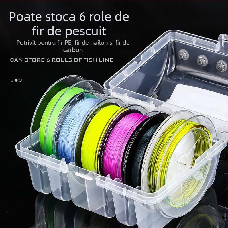 Xiong Wang fir de pescuit multifuncțional cutie mare de depozitare depozitare online fir PE fir de nailon fir de carbon echipament de pescuit portabil