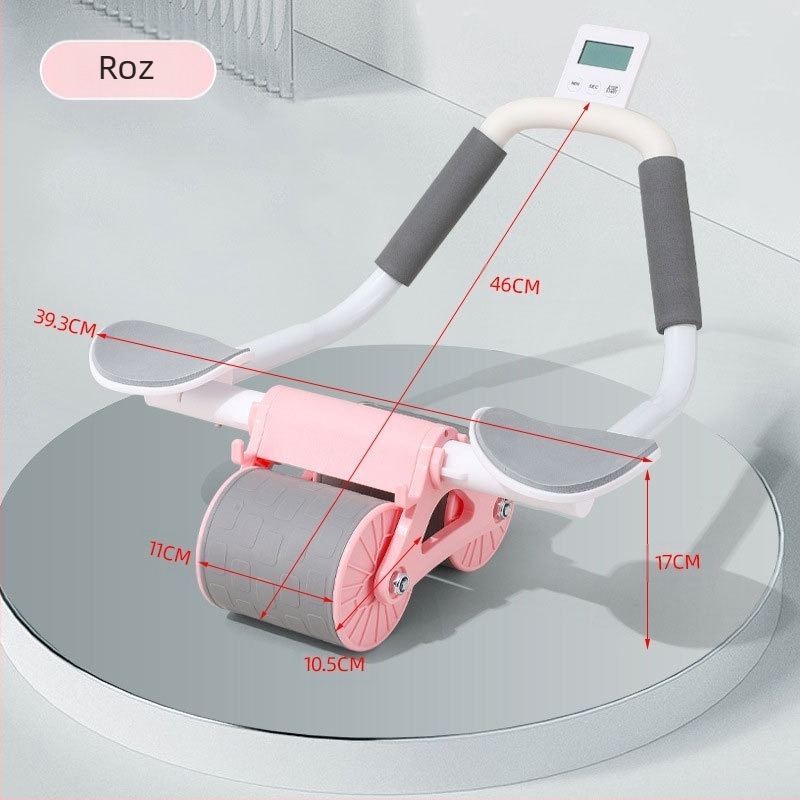 Roată abdominală transfrontalieră pentru sănătate, recul automat, rolă abdominală, fitness abdominal, antrenament pentru mușchii abdominali, pentru bărbați și femei, producători de role de susținere a cotului, en-gros