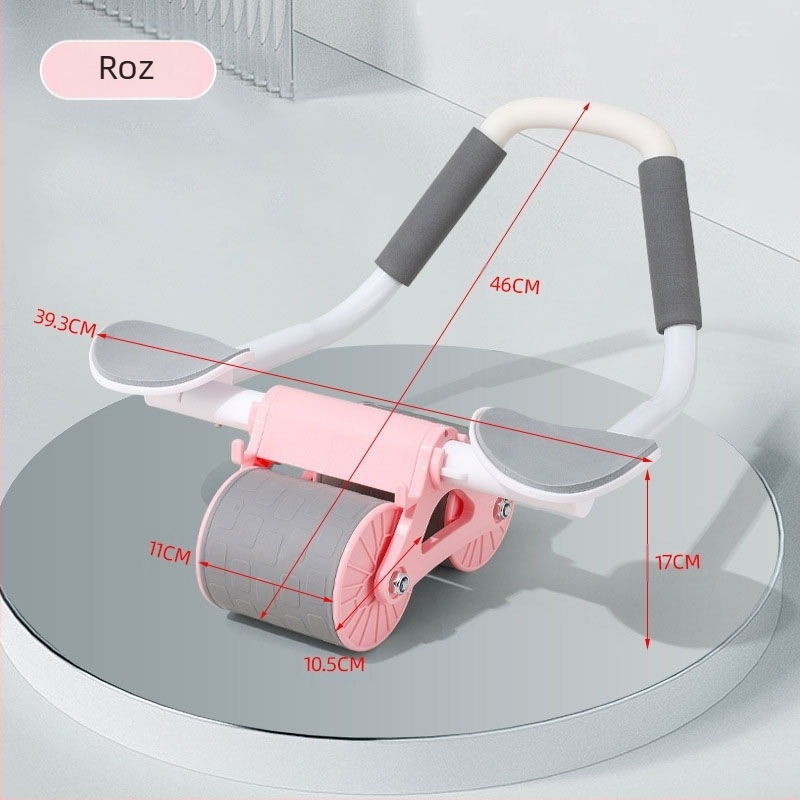 Roată abdominală transfrontalieră pentru sănătate, recul automat, rolă abdominală, fitness abdominal, antrenament pentru mușchii abdominali, pentru bărbați și femei, producători de role de susținere a cotului, en-gros