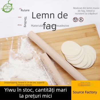 Sucitor de uz casnic din lemn masiv, sucitor antiaderent, sucitor de abanos, găluște, piele, bucătărie, en-gros