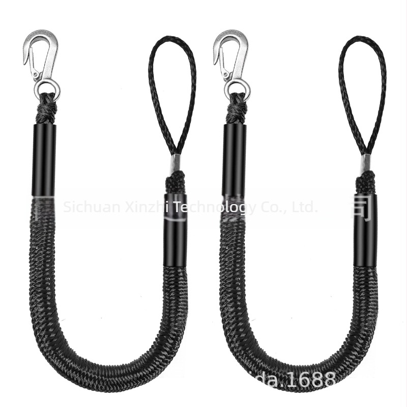 Upgrade 4FT New Hook boat rope Marine elastic rope marin cable cauciuc boat boat rope dock line